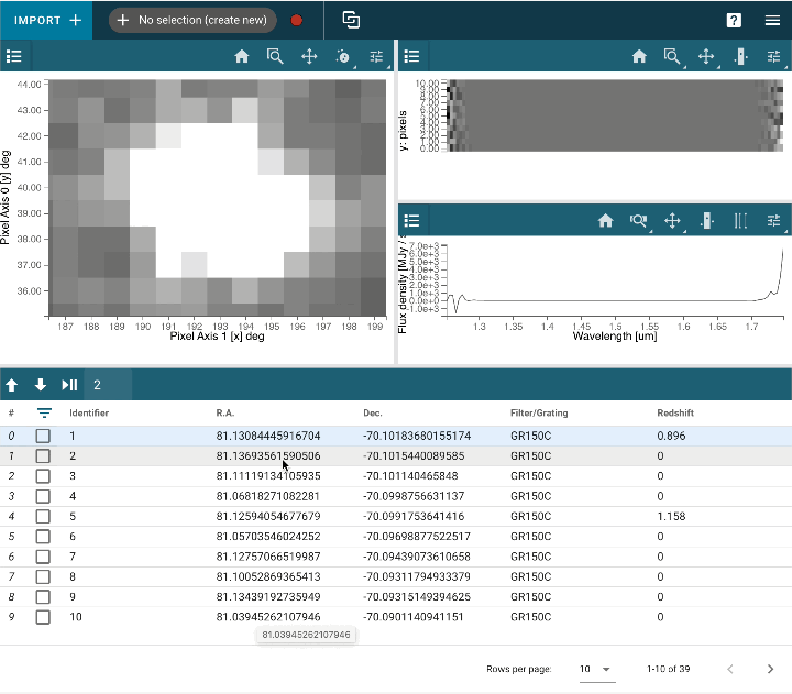 Introductory video tour of the Mosviz configuration and its features